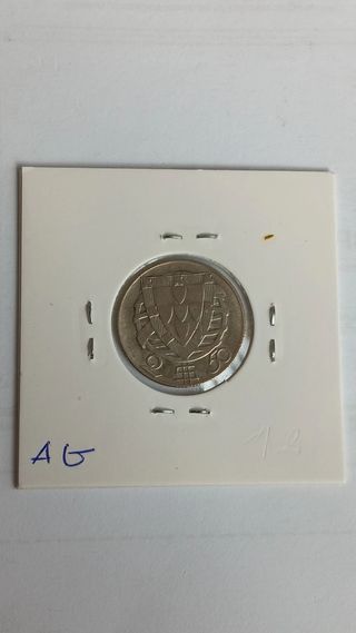 Moeda 2,50 Escudos Prata 1932