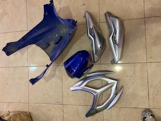 Lote Plásticos Yamaha Aerox Azul y Gris