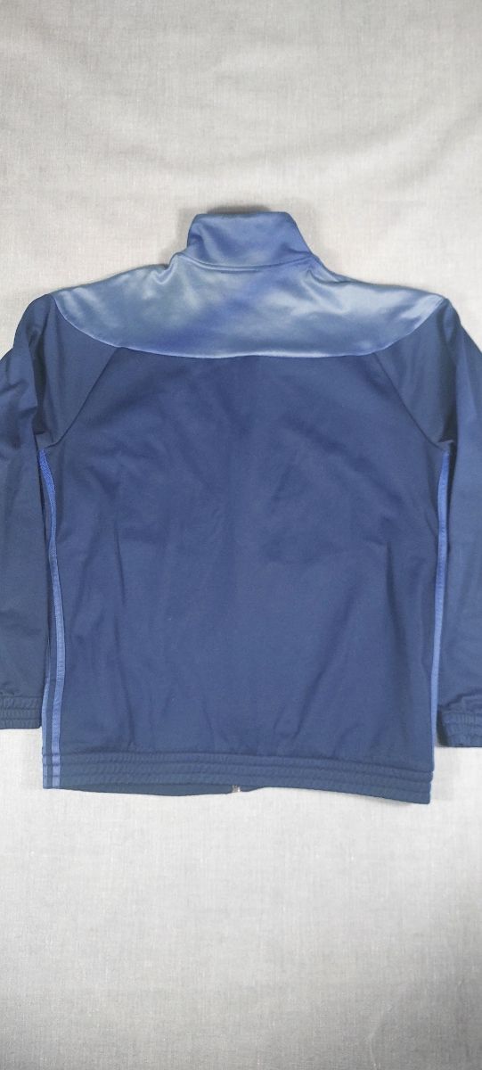 Chaqueta deportiva Adidas azul cremallera completa