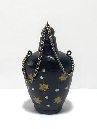 Snuff bottle orientale con motivi a stella