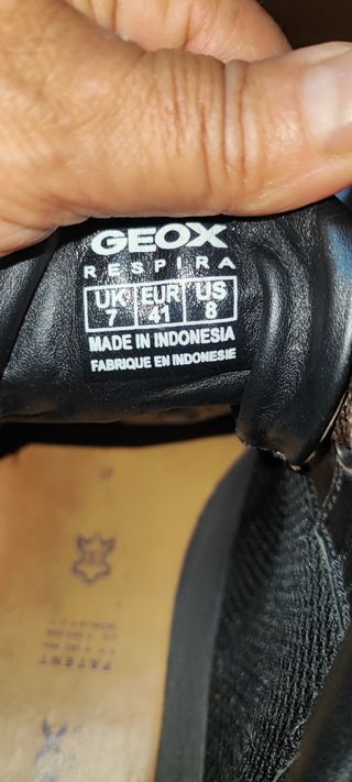 Scarpe uomo Geox vera pelle marrone 41