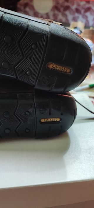 Scarpe uomo Geox vera pelle marrone 41