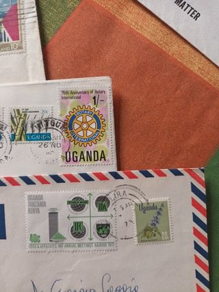 Buste con francobolli Etiopia e Auckland