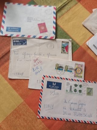 Buste con francobolli Etiopia e Auckland