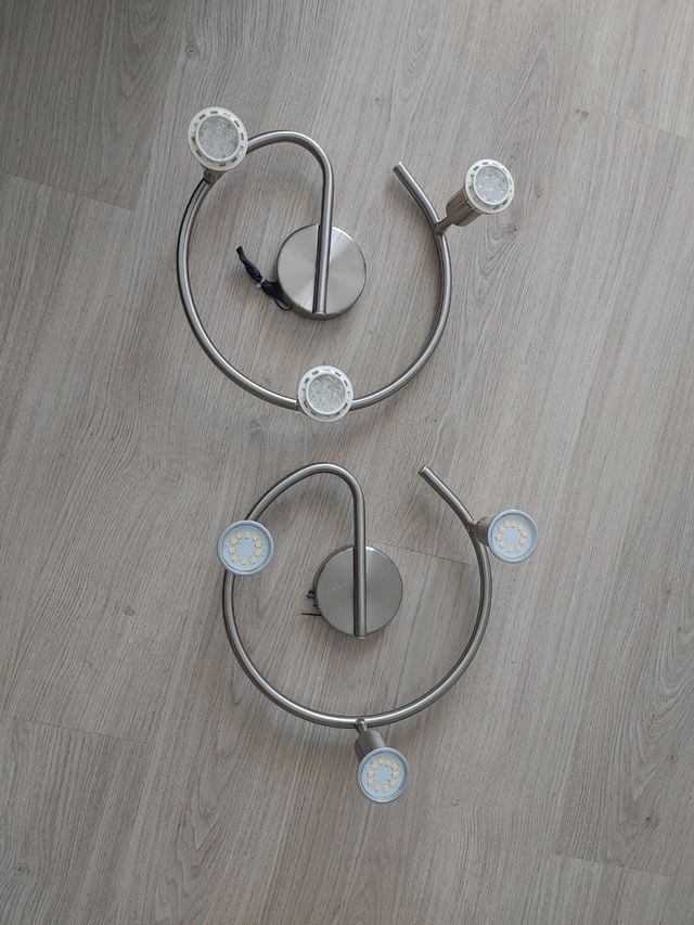 Lampade da soffitto in argento