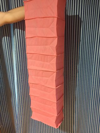 Organizador de armario de tela rojo