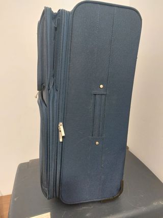 Maleta Dustin blanda azul