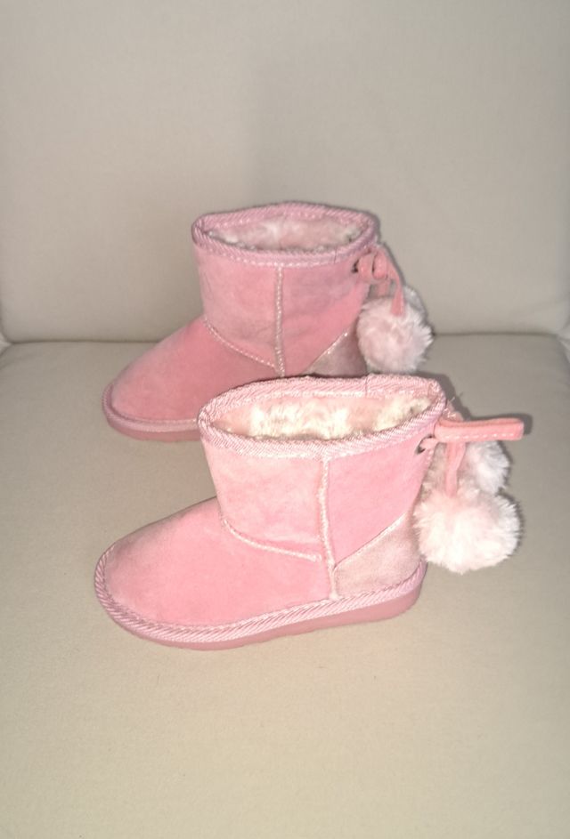 Botines rosas Invierno OTS del corte inglés 25