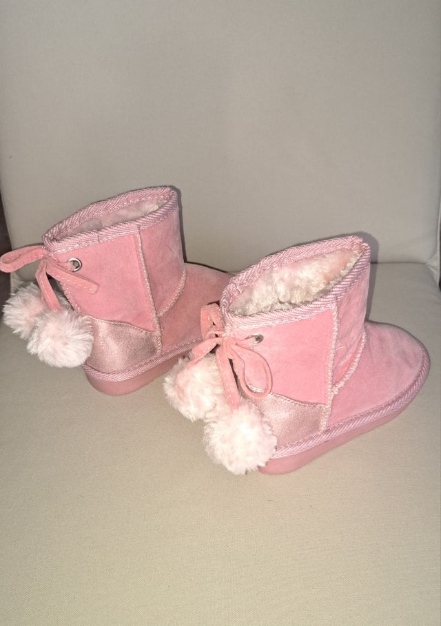 Botines rosas Invierno OTS del corte inglés 25