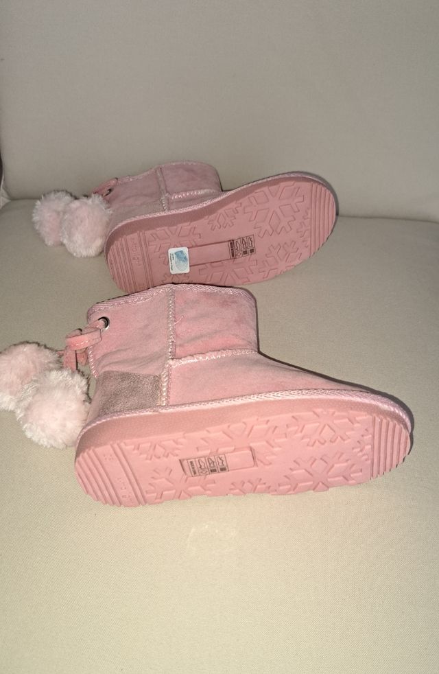 Botines rosas Invierno OTS del corte inglés 25