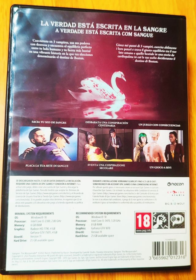 Vampire The Masquerade Swansong PC