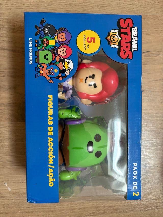 Pack 2 Figuras Brawl Stars Spike y Colt