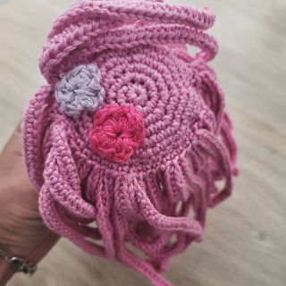 Bellissima sirena di nome Corallina in amigurumi