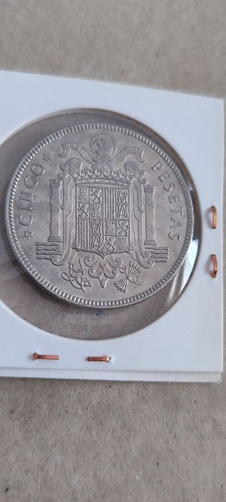Moneda 5 Pesetas 1949*(19/49) Francisco Franco