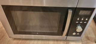 Microondas plateado