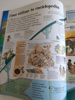 Enciclopedia Disney en perfecto estado.
