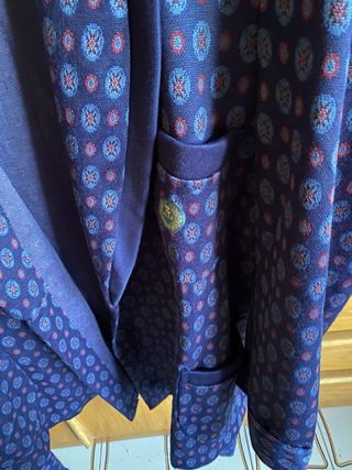 Giacca uomo camera da letto fantasia Due Elle