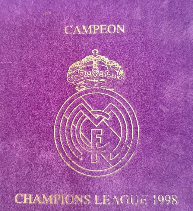 Estuche Champions League 1998 Real Madrid