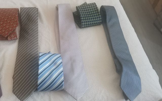 Corbatas Emidio Tucci. (3) seda, +Regalo 3 poliest