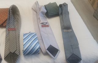 Corbatas Emidio Tucci. (3) seda, +Regalo 3 poliest