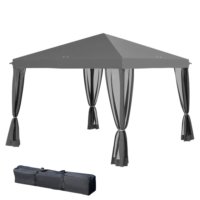 Pergola Pop-up Pieghevole, Stile Coloniale, 3 x 3