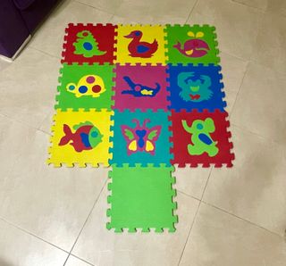 Alfombra Puzzle Goma Espuma Figuras Infantiles