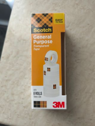 Pack 8 rollos cinta adhesiva