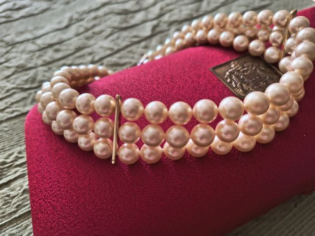 Gargantilla y pendientes Majorica