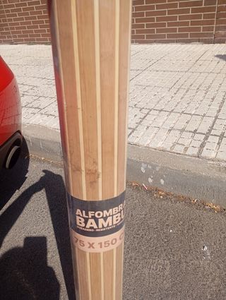 Alfombra de bambú 75x150 cm