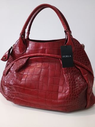 Bolso de mano Furla rojo
