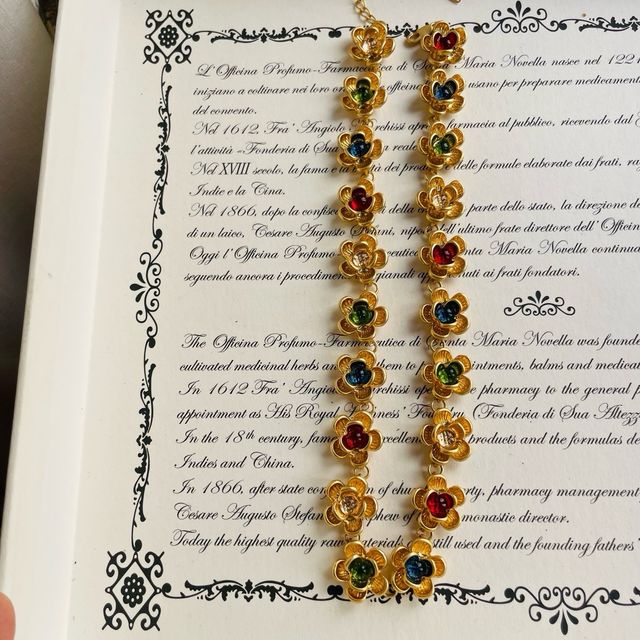 Collana fata del fiore 45+7cm