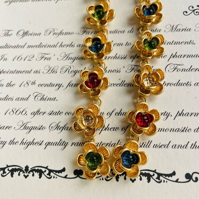 Collana fata del fiore 45+7cm