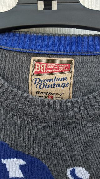 Maglia Grigia Orsetto Stilizzato Taglia S