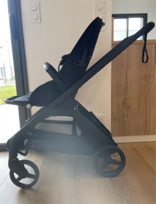 Bugaboo Dragonfly Silla Paseo negra y capazo gris