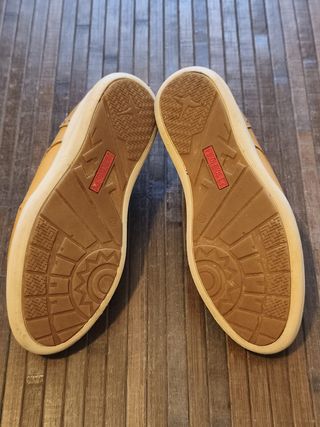 Zapatos Pikolinos Oxford piel auténtica mostaza