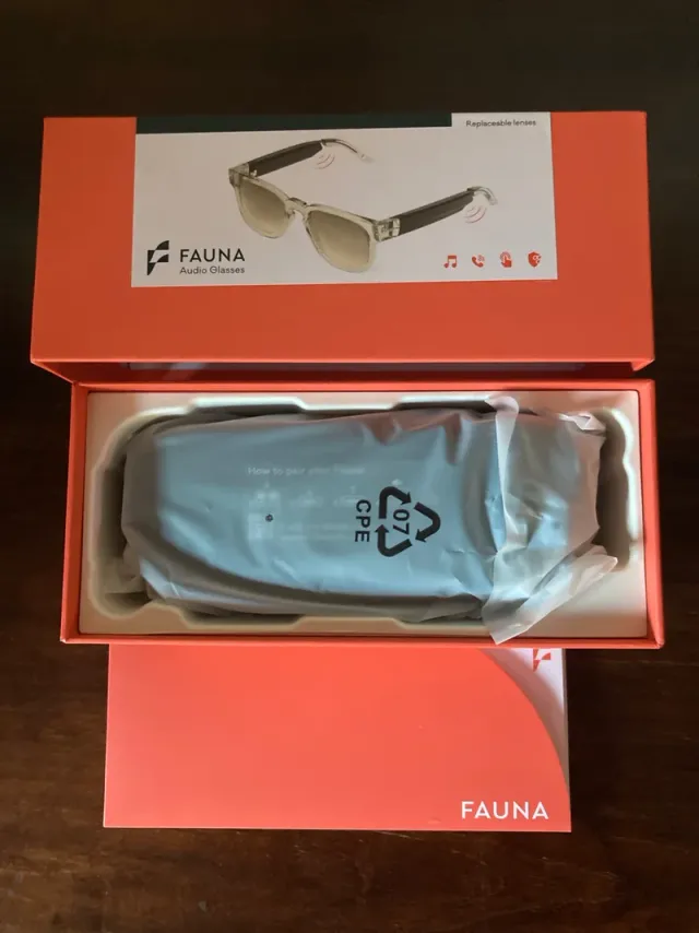 Gafas Fauna Audio Spiro Transparent Brown