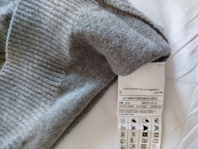 Jersey gris niño 6-7 años