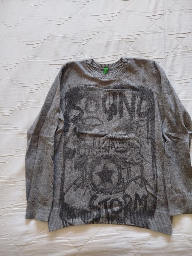 Jersey gris niño 6-7 años