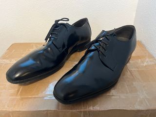 Zapatos de vestir negros charol para caballero