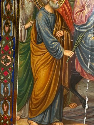 Icono Jesús en Jerusalén (Finales XIX-Prps XX