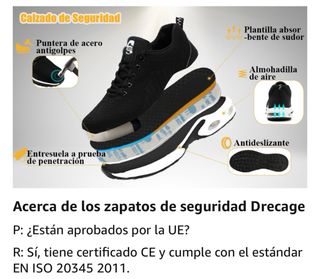 Zapatos de Seguridad Ligeros Punta de Acero