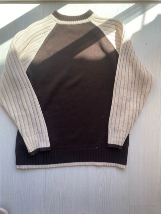 Jersey Burberry Marrón y Beige