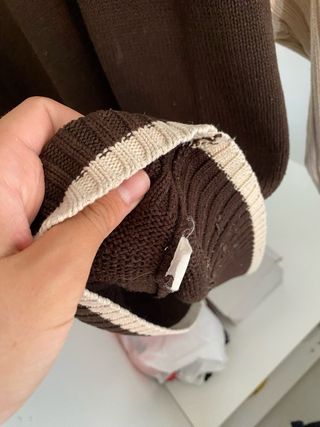 Jersey Burberry Marrón y Beige