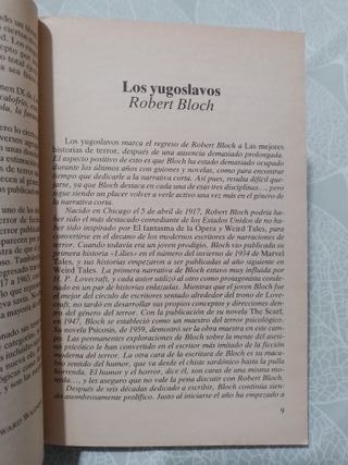 Las Mejores Historias de Terror IX: Robert Bloch