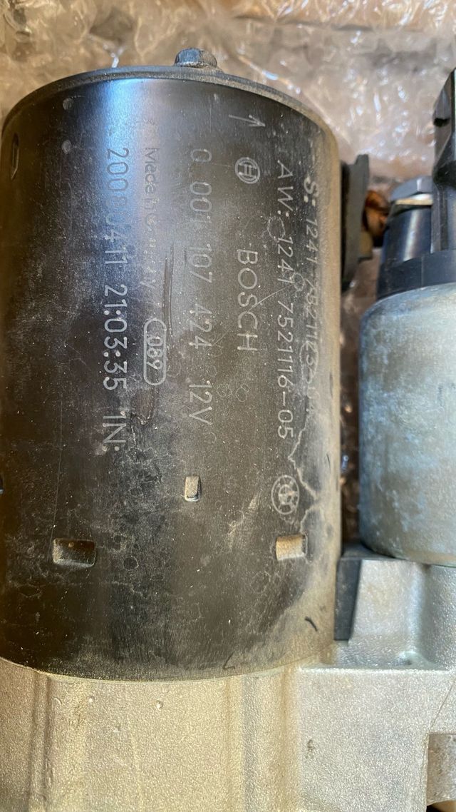 Motore di avviamento Bosch per BMW