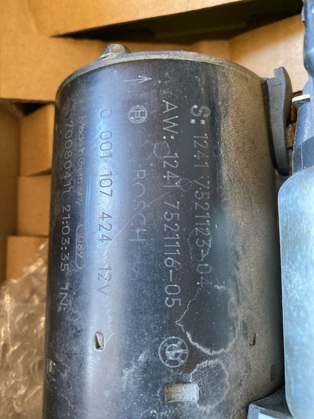 Motore di avviamento Bosch per BMW