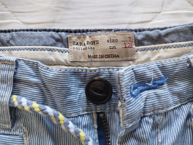 Pantalón corto niño 6-7 años