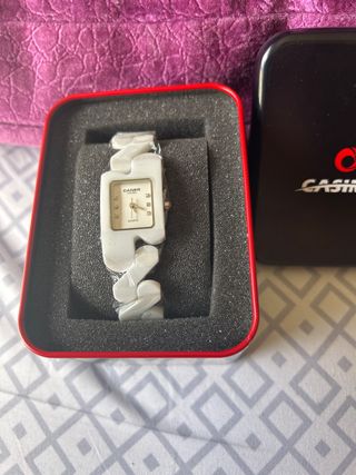 Reloj Casima Mujer Cuarzo Blanco