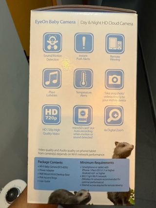 Mochila de porteo Ergobaby y Cámara Vigilancia