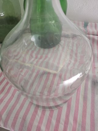 Damajuana de cristal transparente 5L